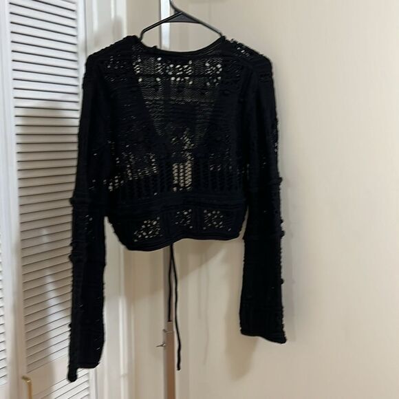 NWT Zara crocheted top/cover-up Size Medium - Picture 6 of 7